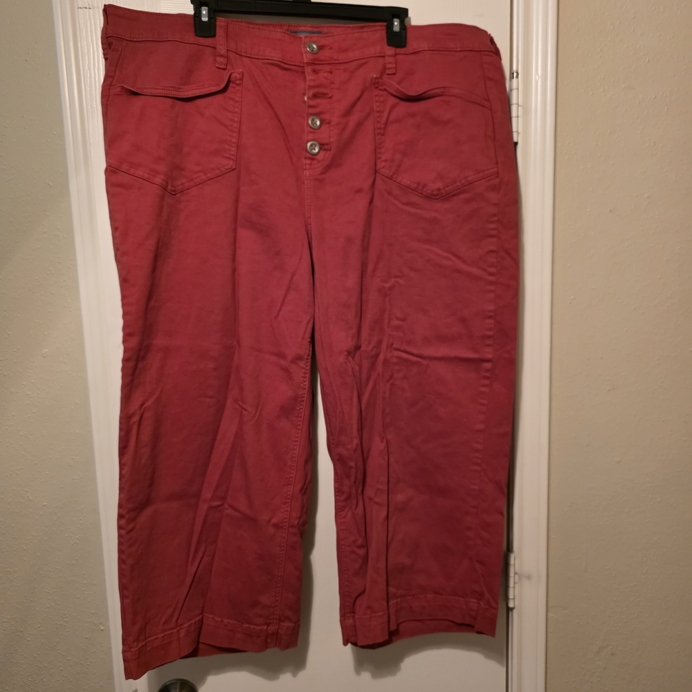 Torrid Crop Wide Leg Capris